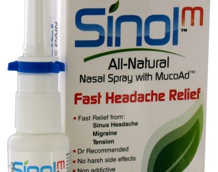 SINOL - Sinol-M Headache Relief Nasal Spray - 15 ml Supply