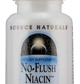 SOURCE NATURALS - No-Flush Niacin (500 mg) - 30 Tablets Supply