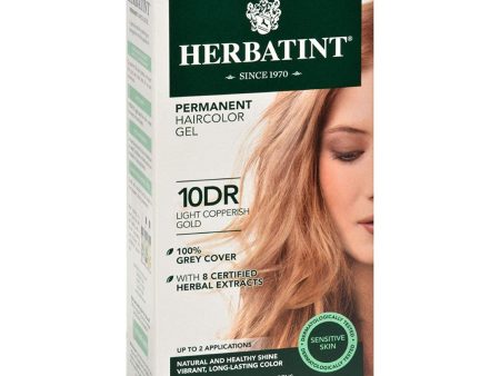 HERBATINT - Permanent Herbal Haircolour Gel 10DR Light Copperish Gold - 135 ml Online Sale