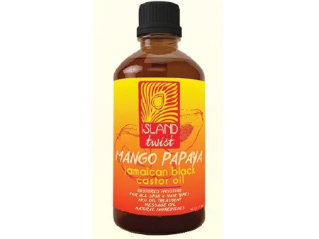 ISLAND TWIST - Jamaican Black Caster Oil Mango Papaya - 4 fl oz (118 ml) on Sale